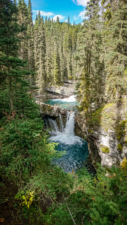 Canyon Johnston dans le parc de Banff au Canada