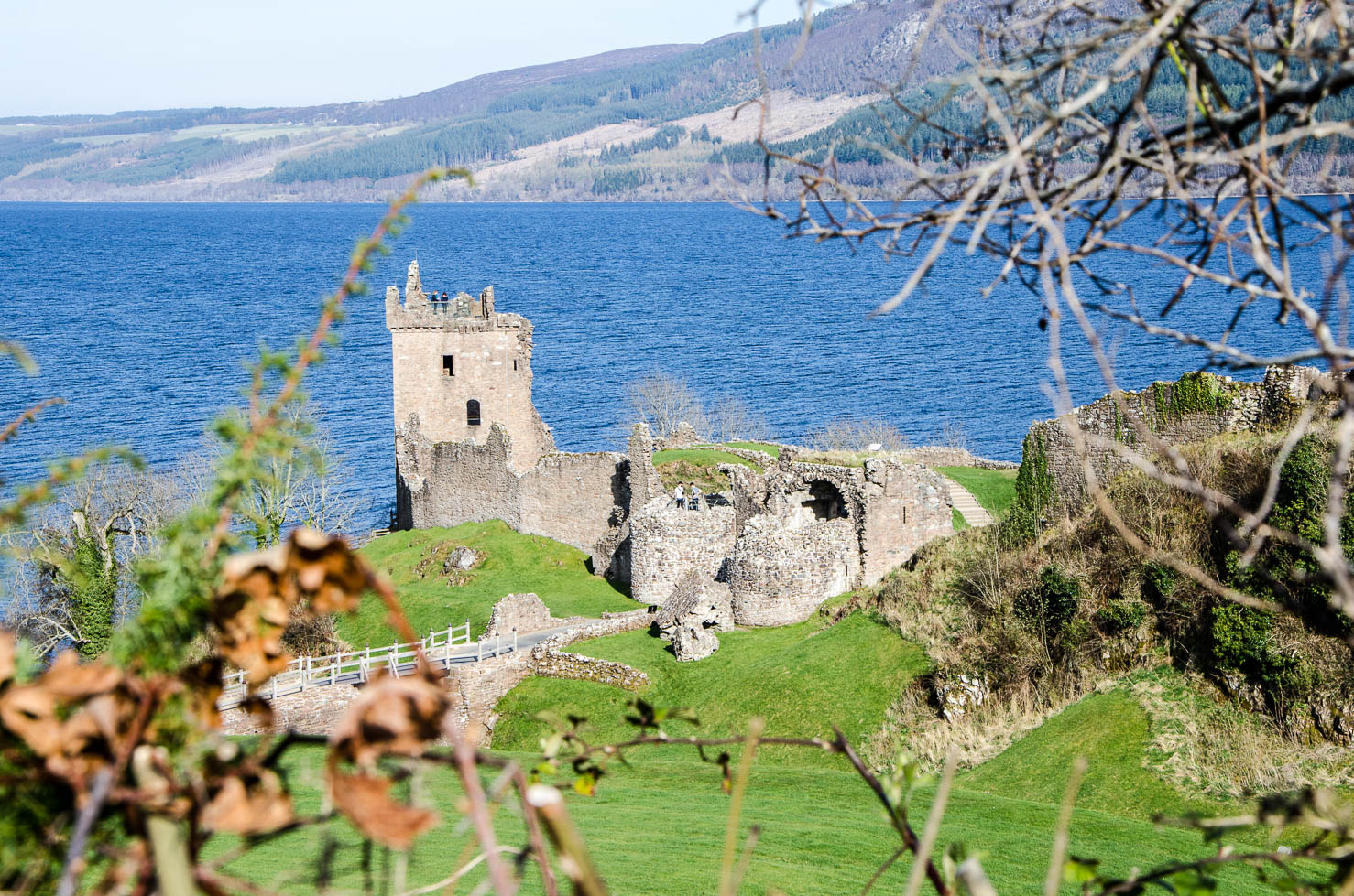 Urquhart Castle sur le Loch Ness en Ecosse
