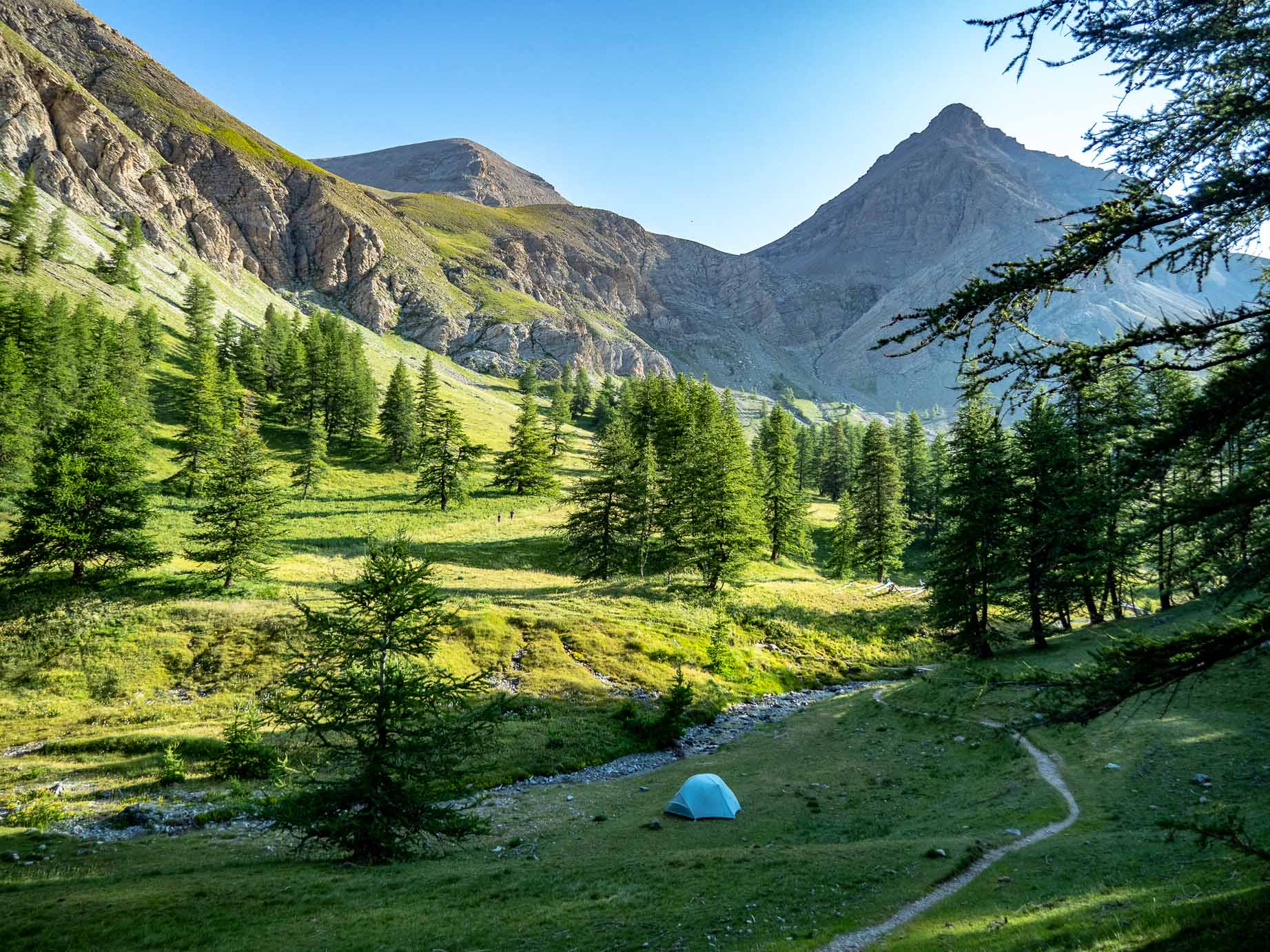Randonnée du mont Pelat dans le parc du Mercantour dans les Alpes
